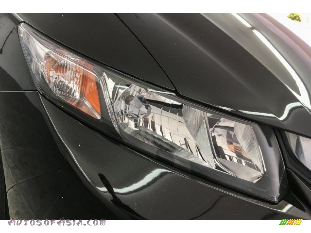 2015 Civic LX Sedan - Crystal Black Pearl / Gray photo #31