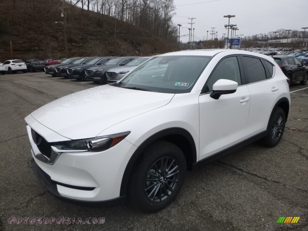 2019 CX-5 Touring AWD - Snowflake White Pearl Mica / Black photo #5