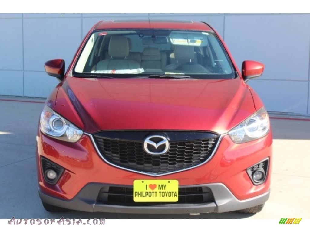 2013 CX-5 Touring - Zeal Red Mica / Sand photo #3