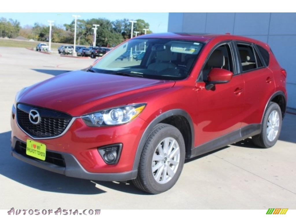2013 CX-5 Touring - Zeal Red Mica / Sand photo #4