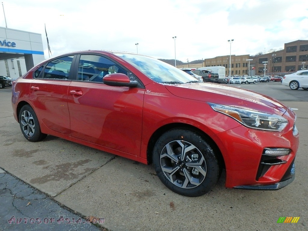 2019 Forte LXS - Currant Red / Black photo #3
