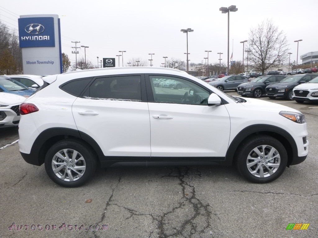 Winter White / Gray Hyundai Tucson Value AWD