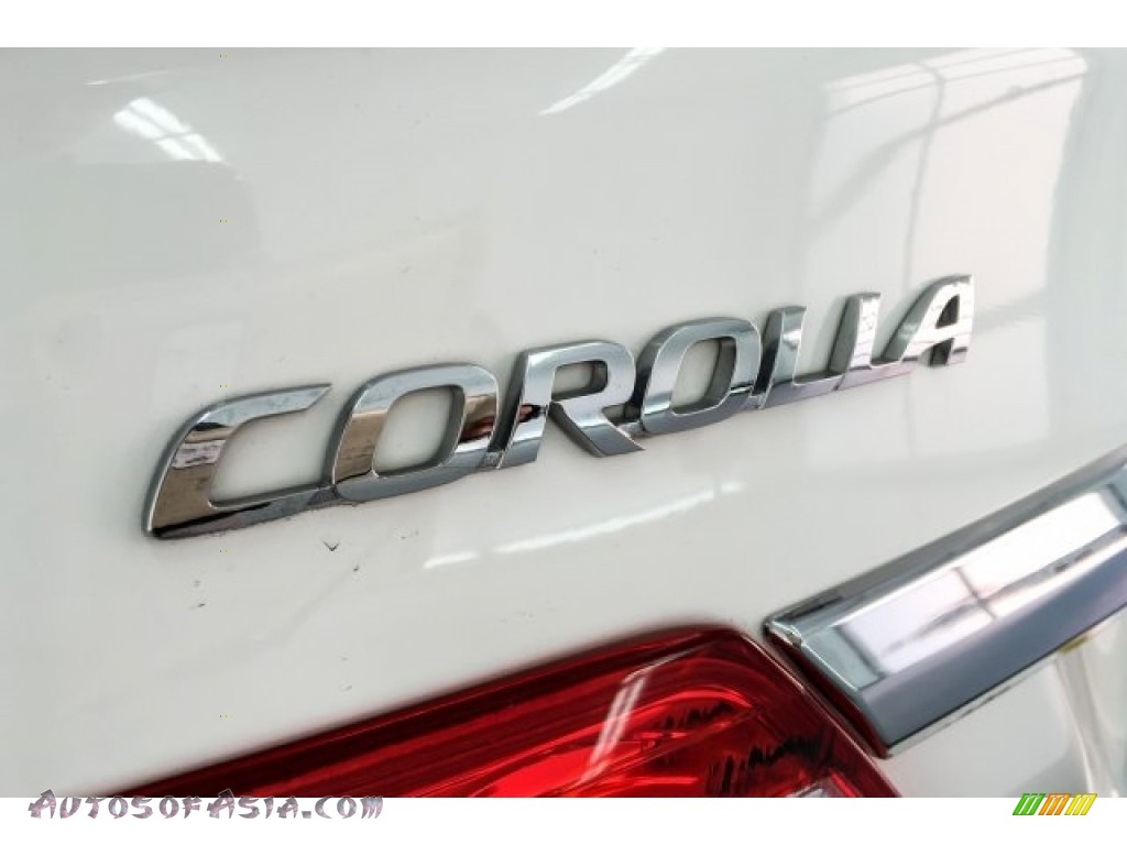 2012 Corolla S - Super White / Dark Charcoal photo #7