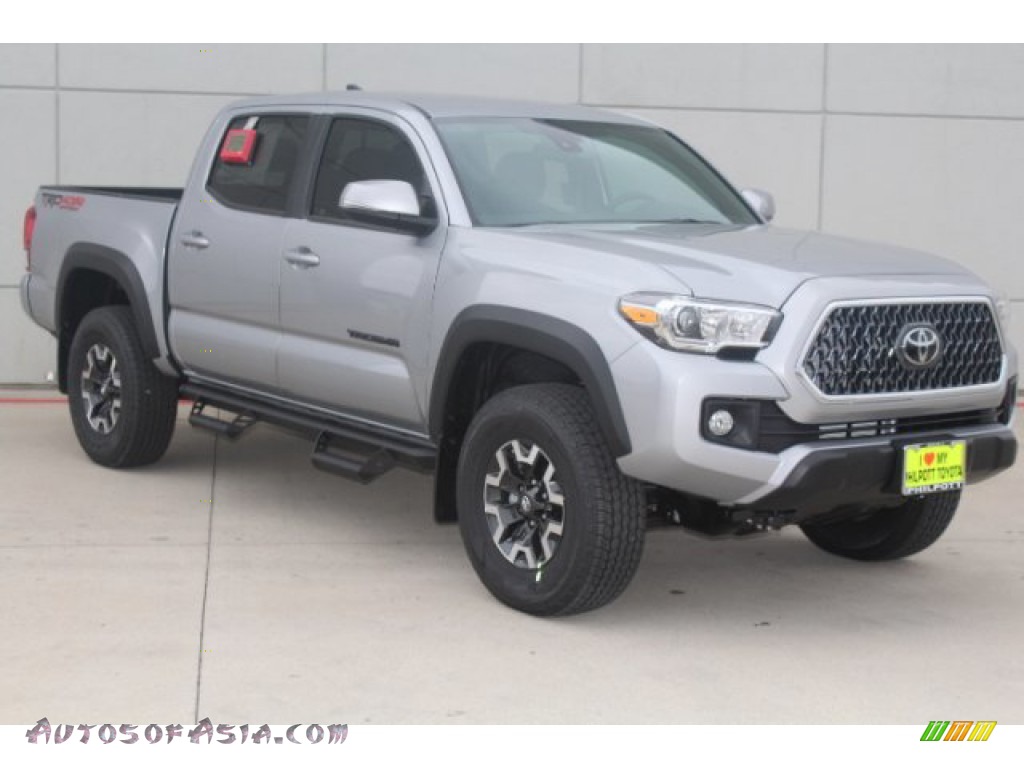 2019 Tacoma TRD Off-Road Double Cab 4x4 - Silver Sky Metallic / Cement Gray photo #2