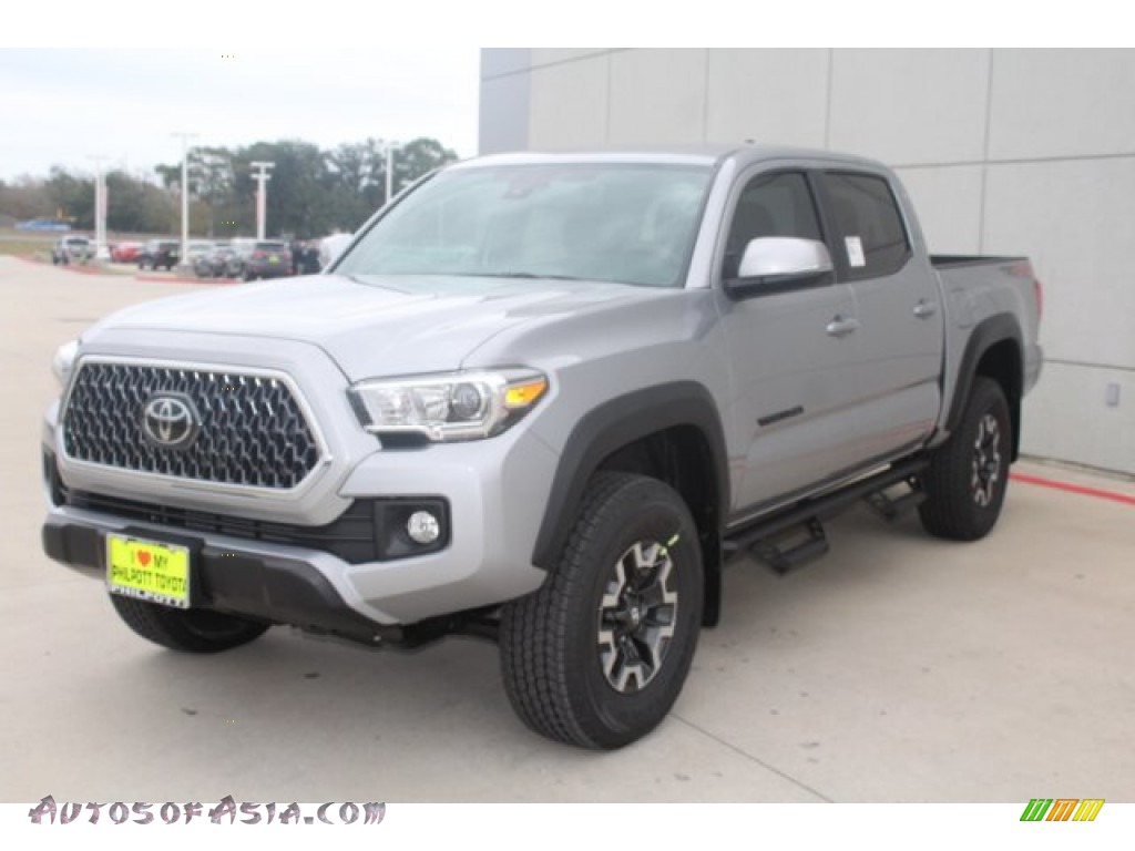 2019 Tacoma TRD Off-Road Double Cab 4x4 - Silver Sky Metallic / Cement Gray photo #4