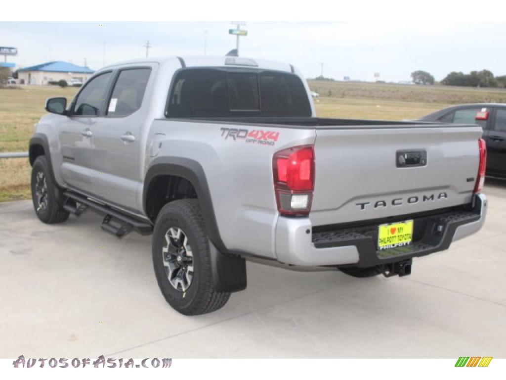 2019 Tacoma TRD Off-Road Double Cab 4x4 - Silver Sky Metallic / Cement Gray photo #6
