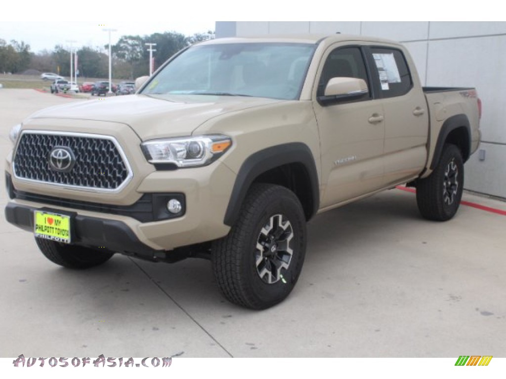 2019 Tacoma TRD Off-Road Double Cab 4x4 - Quicksand / Cement Gray photo #4