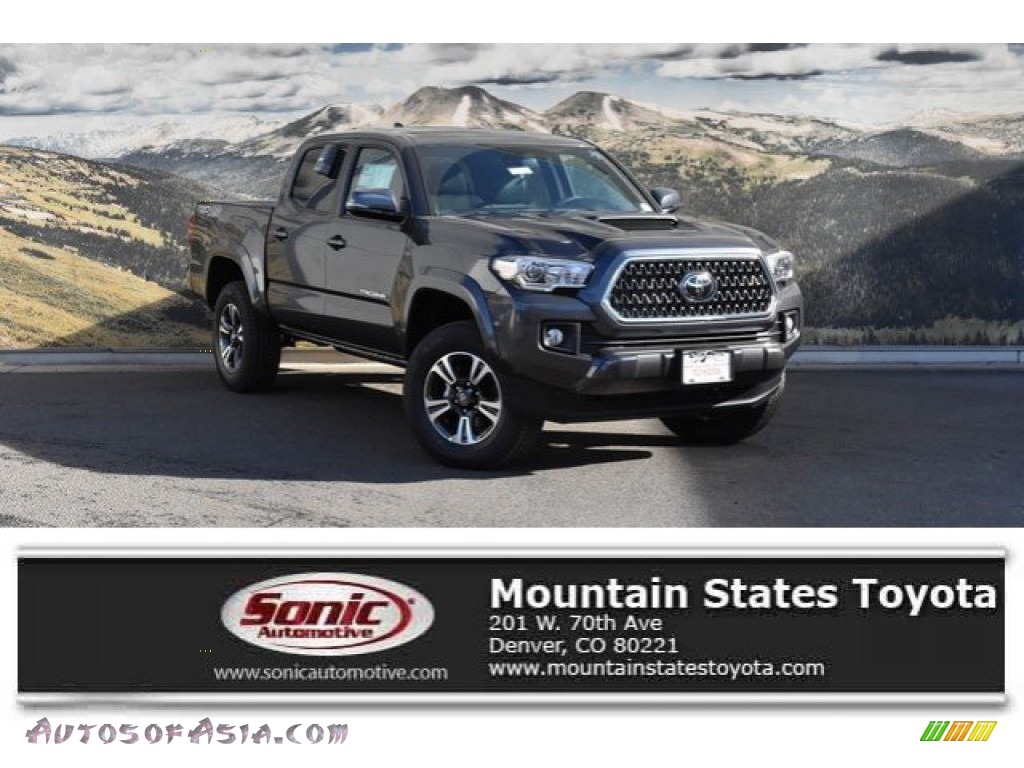 2019 Tacoma TRD Sport Double Cab 4x4 - Magnetic Gray Metallic / Cement Gray photo #1