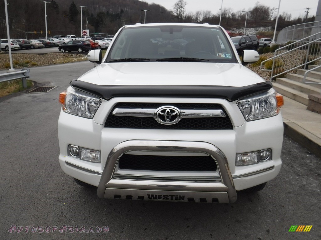 2012 4Runner Limited 4x4 - Blizzard White Pearl / Sand Beige Leather photo #5