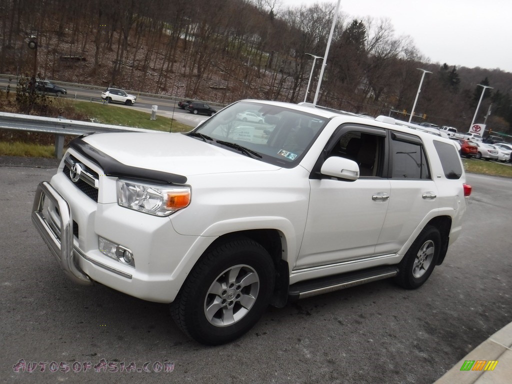 2012 4Runner Limited 4x4 - Blizzard White Pearl / Sand Beige Leather photo #6