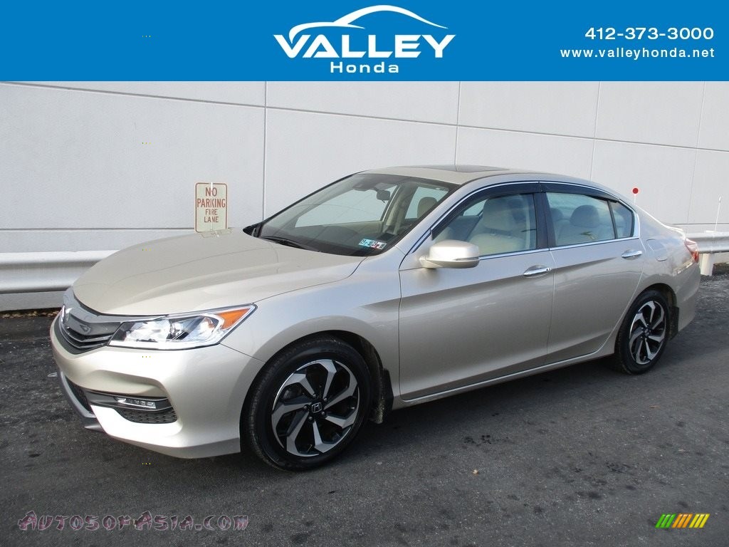2016 Accord EX Sedan - Champagne Frost Pearl / Ivory photo #1