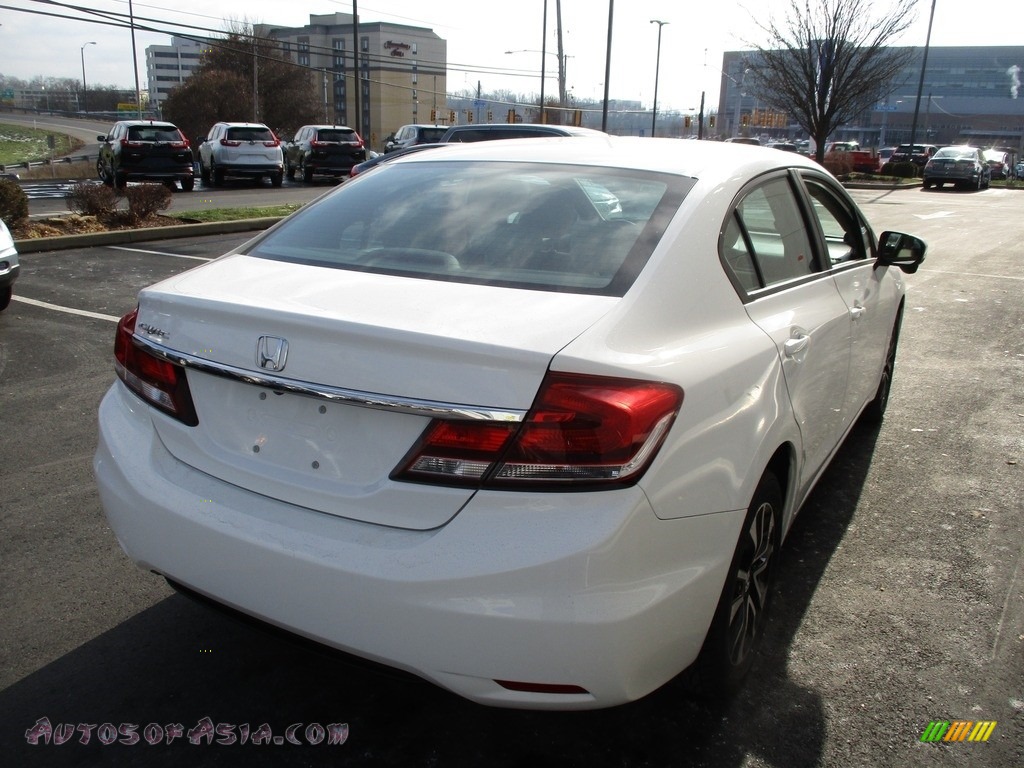 2015 Civic EX Sedan - Taffeta White / Beige photo #5