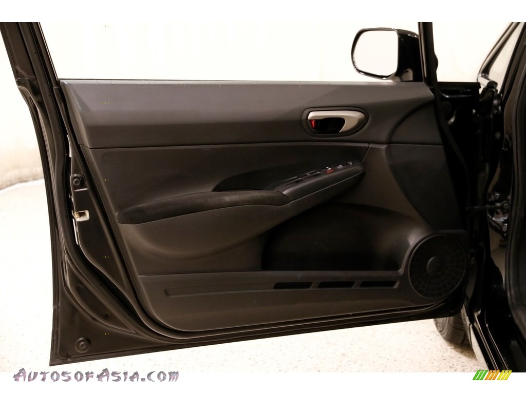 2011 Civic LX-S Sedan - Crystal Black Pearl / Black photo #4