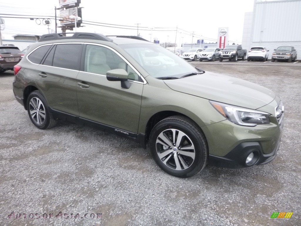 2019 Outback 2.5i Limited - Wilderness Green Metallic / Warm Ivory photo #1