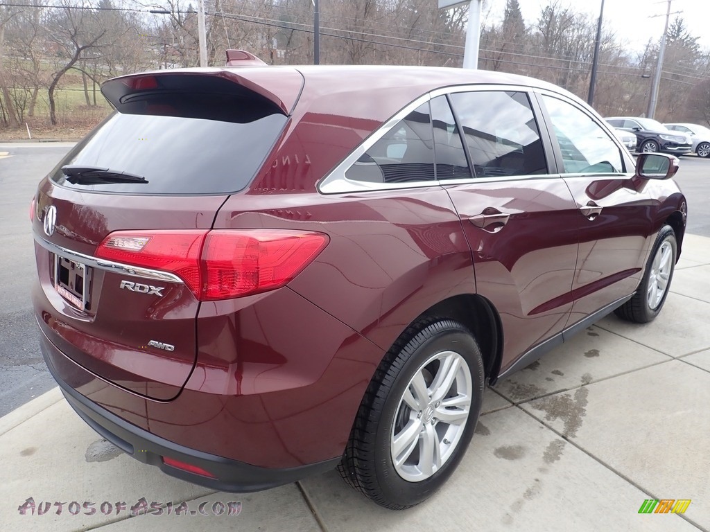 2014 RDX Technology AWD - Basque Red Pearl II / Parchment photo #6