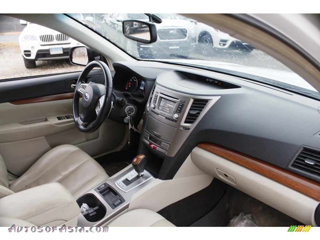 2013 Outback 2.5i Limited - Satin White Pearl / Warm Ivory Leather photo #9