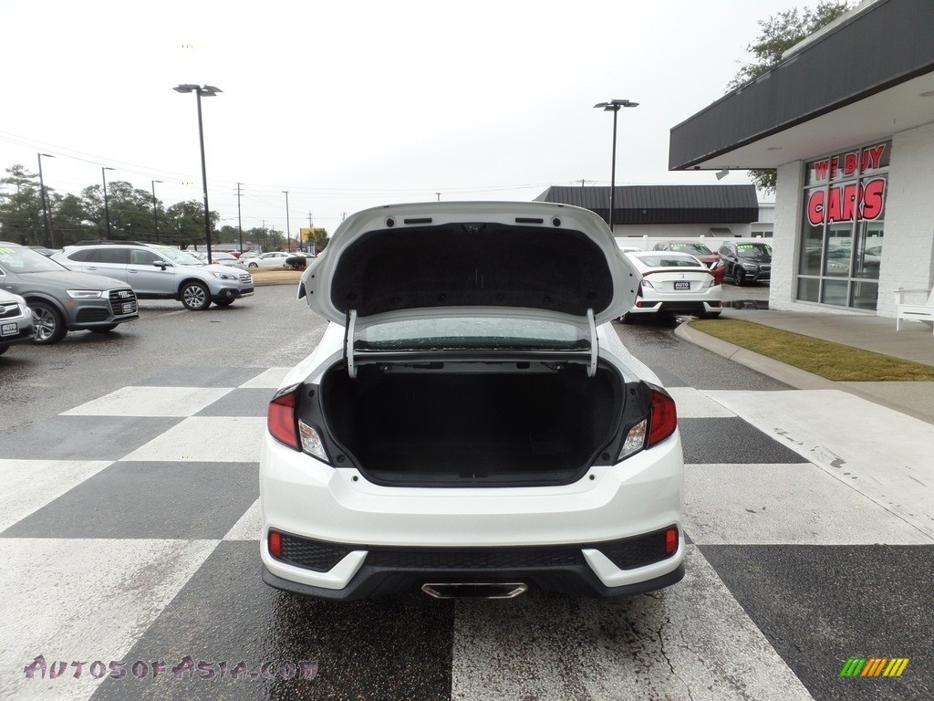2018 Civic Si Coupe - White Orchid Pearl / Black photo #5