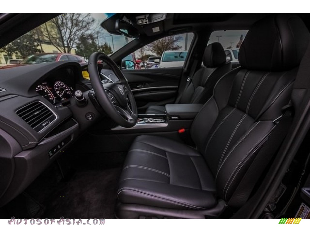 2019 RLX Sport Hybrid SH-AWD - Majestic Black Pearl / Ebony photo #16