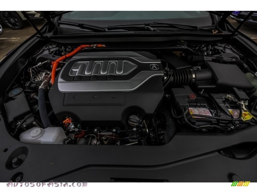 2019 RLX Sport Hybrid SH-AWD - Majestic Black Pearl / Ebony photo #24