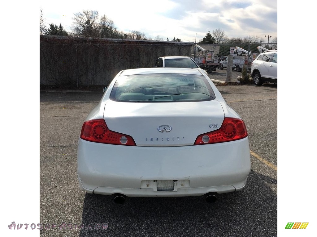 2005 G 35 Coupe - Ivory Pearl / Stone photo #4