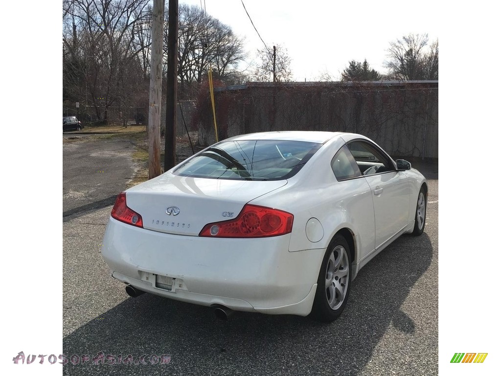 2005 G 35 Coupe - Ivory Pearl / Stone photo #5