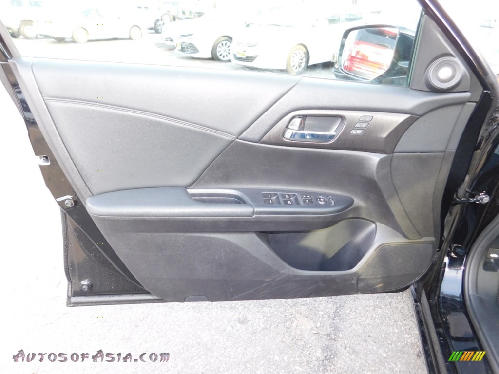 2015 Accord EX-L Sedan - Crystal Black Pearl / Black photo #9