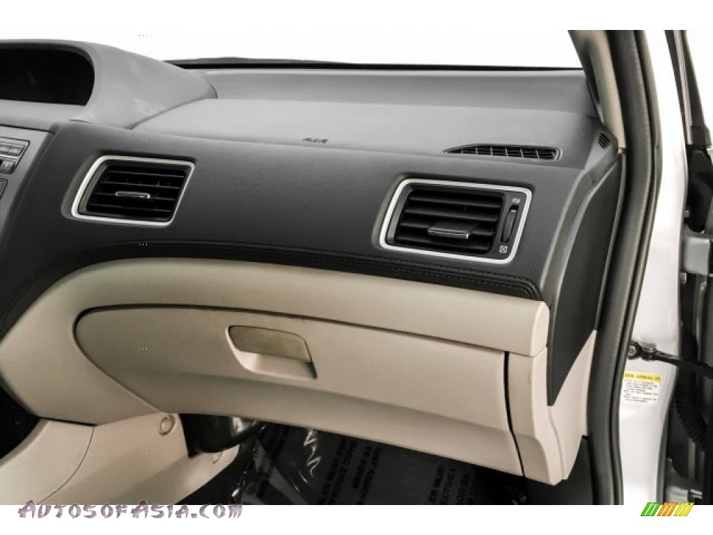 2015 Civic LX Sedan - Alabaster Silver Metallic / Gray photo #29