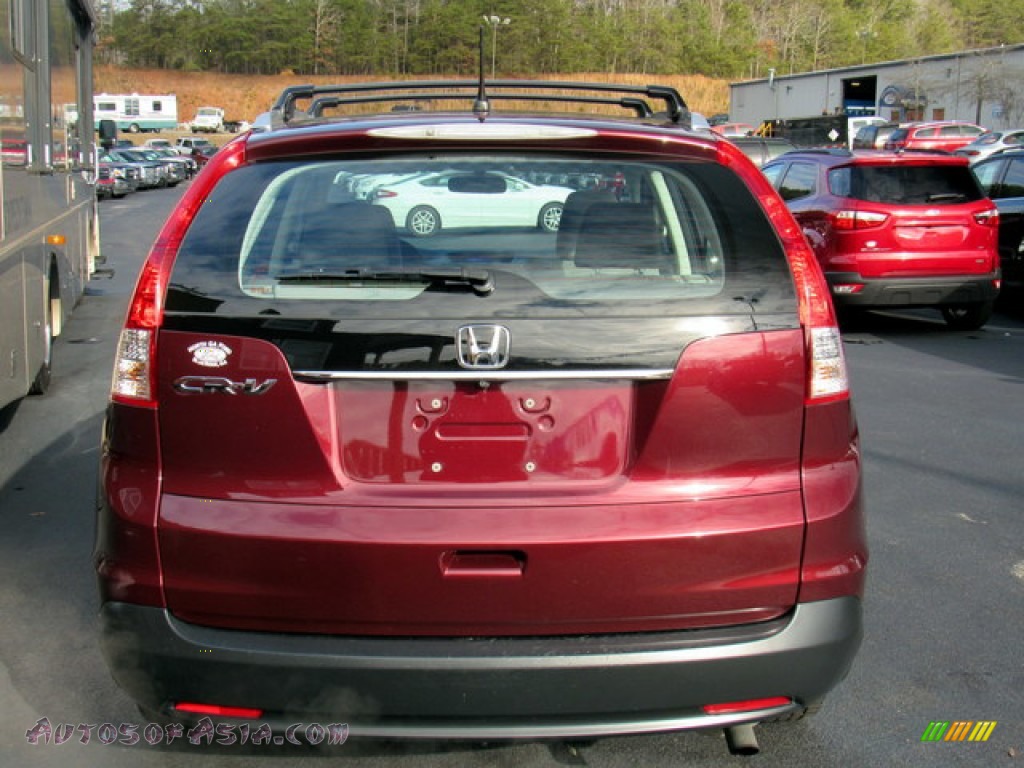 2013 CR-V LX - Basque Red Pearl II / Gray photo #4
