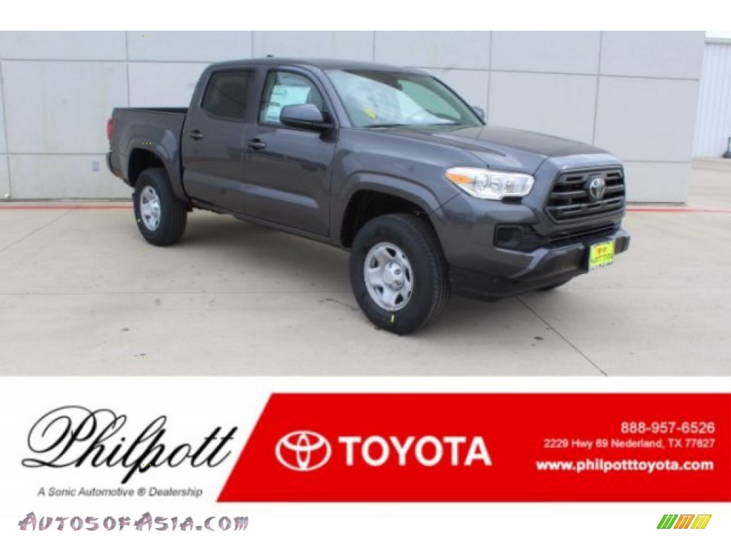 Magnetic Gray Metallic / Cement Gray Toyota Tacoma SR Double Cab