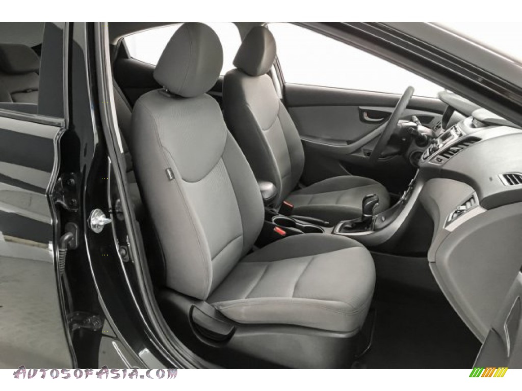 2014 Elantra SE Sedan - Black / Gray photo #6