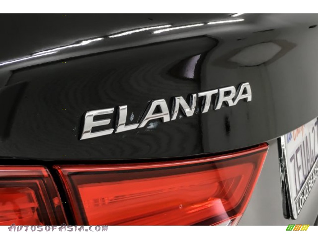 2014 Elantra SE Sedan - Black / Gray photo #7