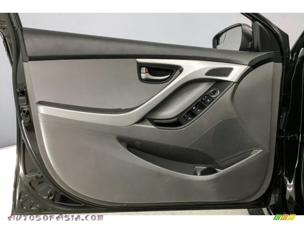 2014 Elantra SE Sedan - Black / Gray photo #22