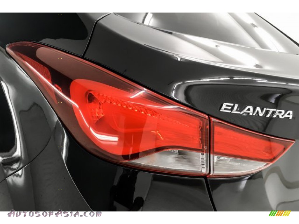 2014 Elantra SE Sedan - Black / Gray photo #25