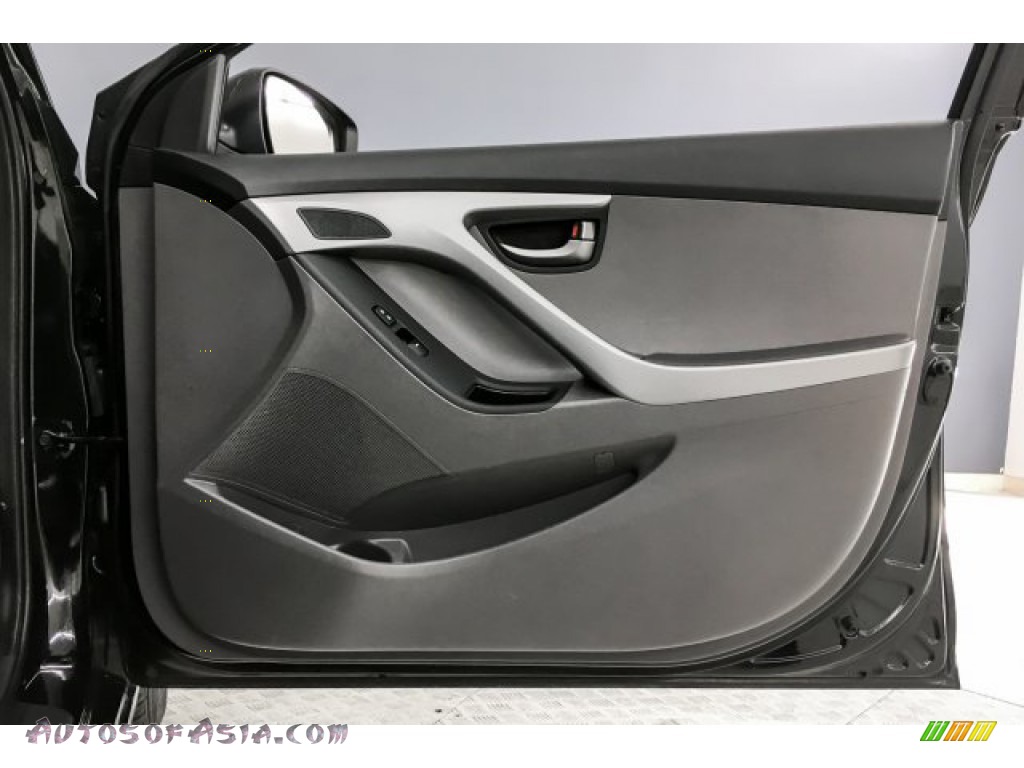 2014 Elantra SE Sedan - Black / Gray photo #28