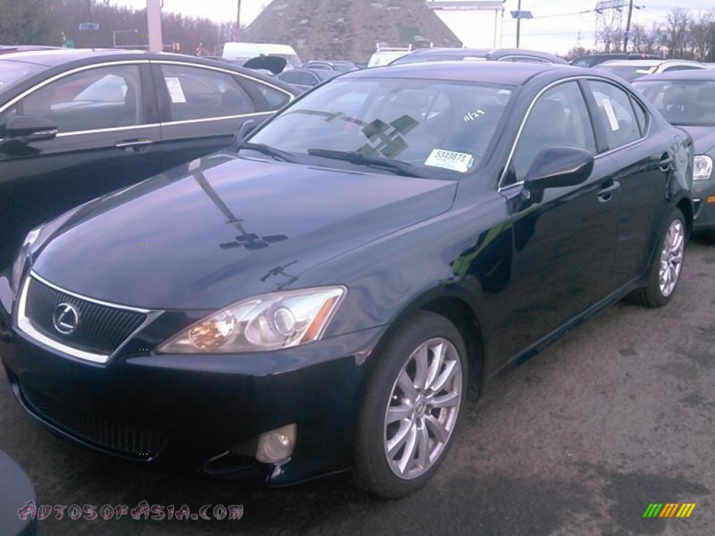 2008 IS 250 AWD - Obsidian Black / Sterling Gray photo #1