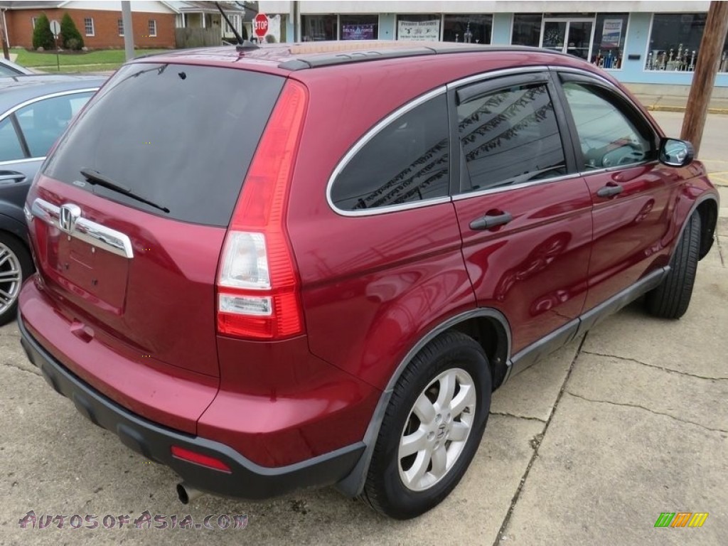 2009 CR-V EX 4WD - Tango Red Pearl / Gray photo #16