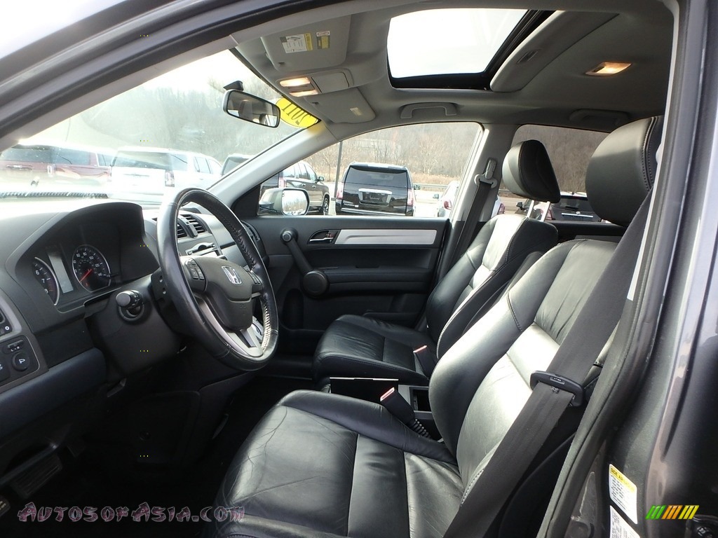 2011 CR-V EX-L 4WD - Polished Metal Metallic / Black photo #14