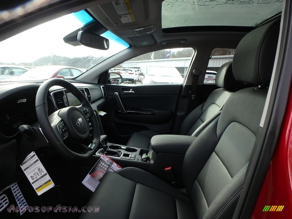 2019 Sportage SX Turbo AWD - Hyper Red / Black photo #11