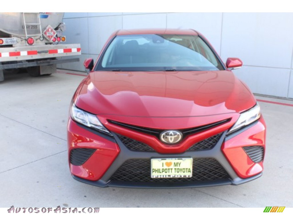 2019 Camry SE - Ruby Flare Pearl / Black photo #3
