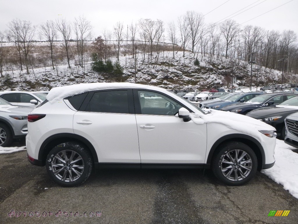 Snowflake White Pearl Mica / Parchment Mazda CX-5 Grand Touring Reserve AWD