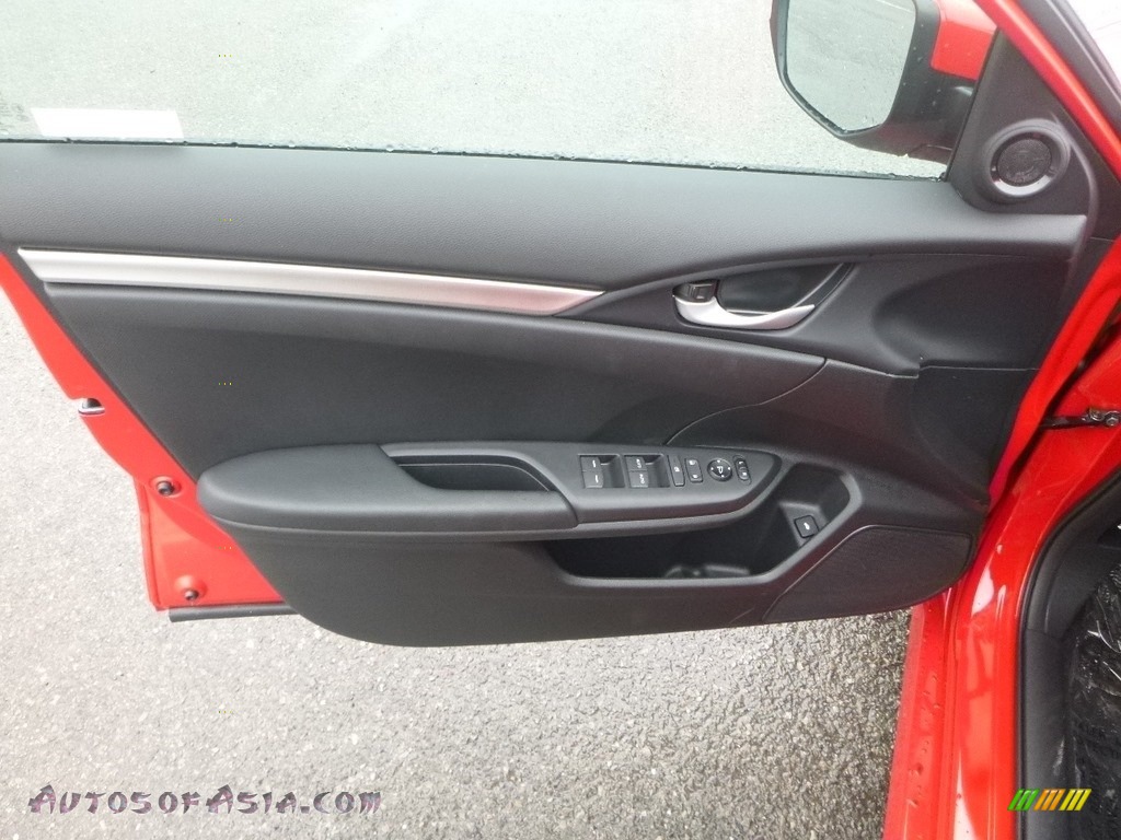 2019 Civic Sport Sedan - Rallye Red / Black photo #12
