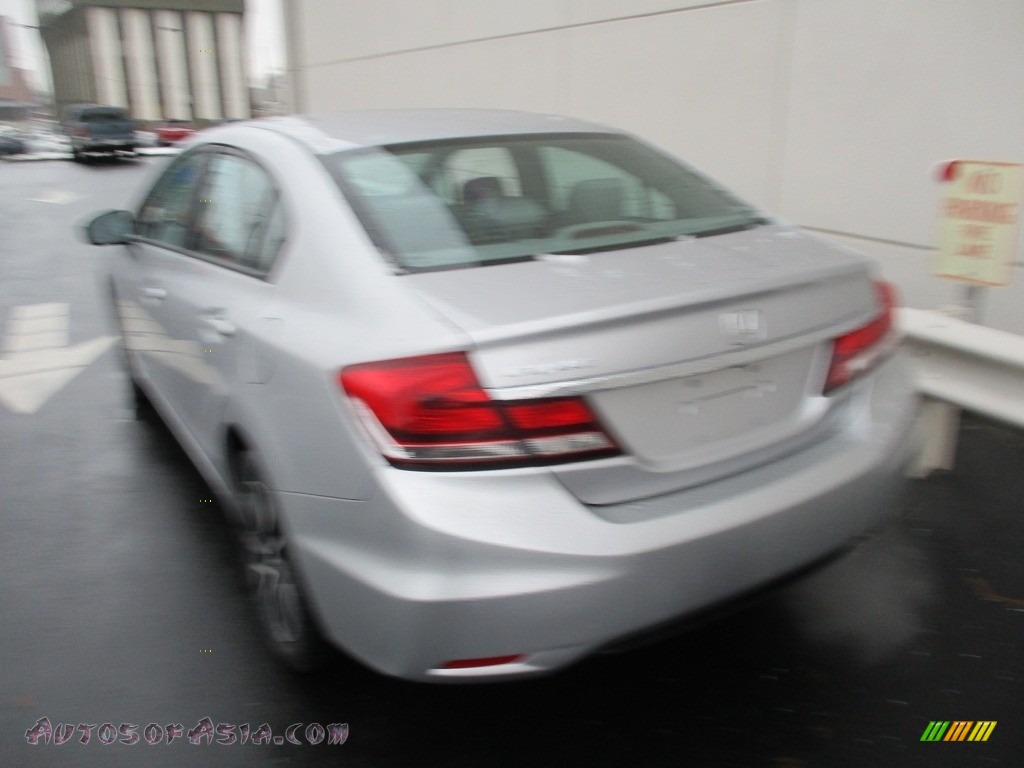 2015 Civic EX Sedan - Alabaster Silver Metallic / Gray photo #3