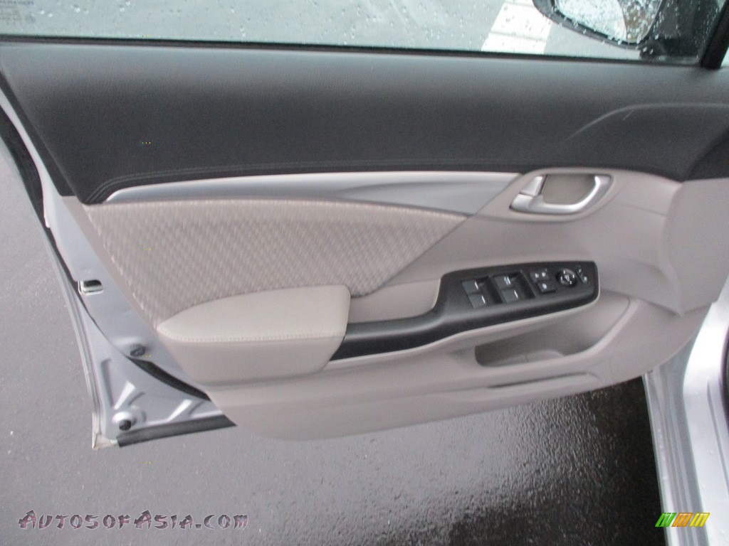 2015 Civic EX Sedan - Alabaster Silver Metallic / Gray photo #10