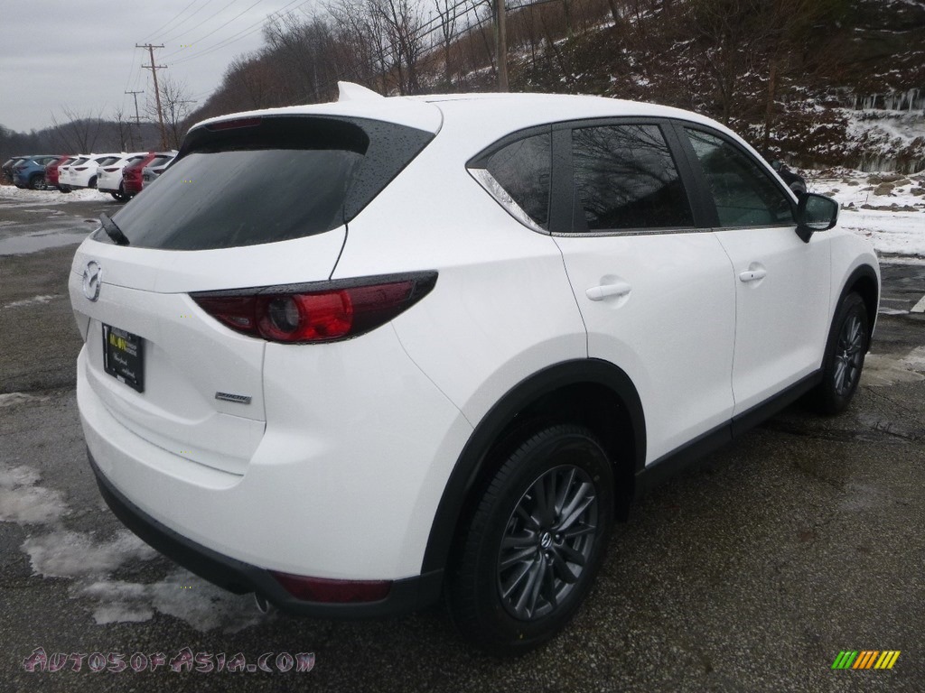 2019 CX-5 Touring AWD - Snowflake White Pearl Mica / Black photo #2