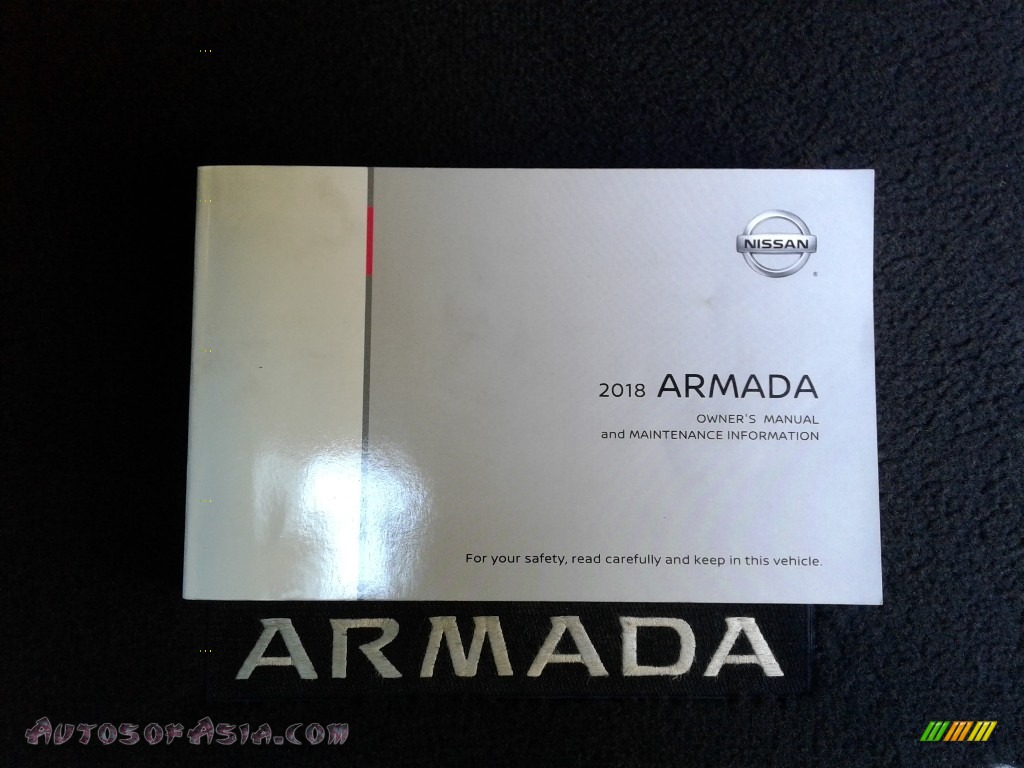 2018 Armada SL 4x4 - Super Black / Charcoal photo #38