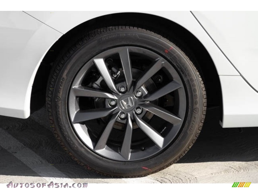 2019 Civic EX-L Sedan - Platinum White Pearl / Black photo #12