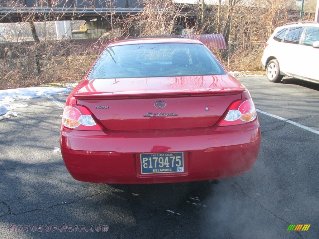 2002 Solara SE Coupe - Red Flame Metallic / Charcoal photo #7