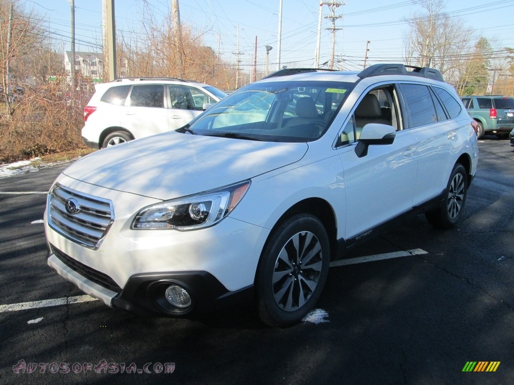 2016 Outback 2.5i Limited - Crystal White Pearl / Warm Ivory photo #2