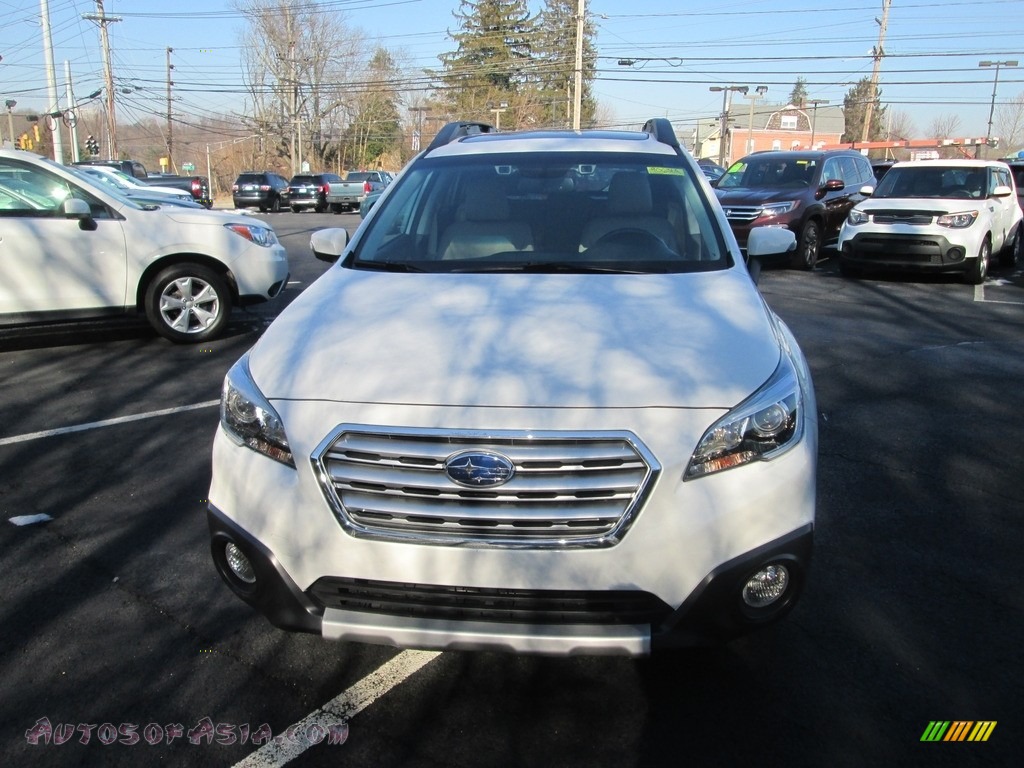 2016 Outback 2.5i Limited - Crystal White Pearl / Warm Ivory photo #3