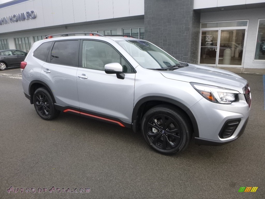 2019 Forester 2.5i Sport - Ice Silver Metallic / Gray Sport photo #1